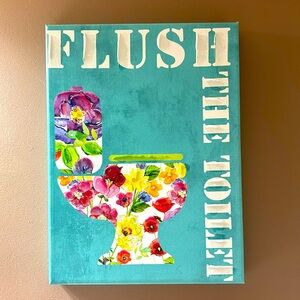 Bathroom Wall Canvas Decor